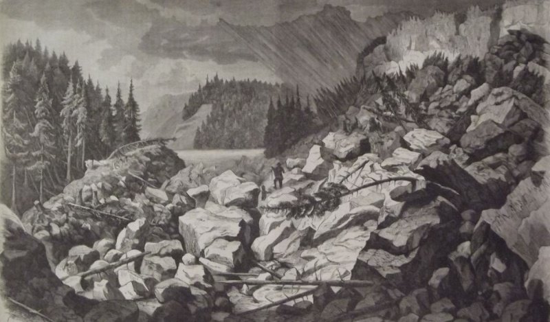 Odlezelské jezero - ilustrace