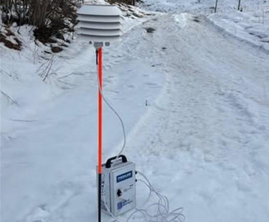 Obrázek stanice pro biatlon